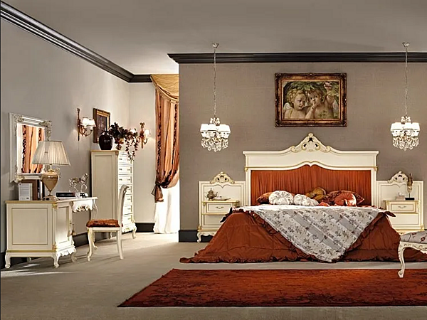 Письменный стол из массива дерева MODENESE GASTONE 12212 фабрика MODENESE GASTONE из Италии. Фото №3