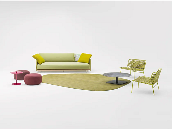 Секционный диван с мягкой спинкой из ткани PAOLA LENTI Harbour B178BS+B178DA+B178BD фабрика PAOLA LENTI из Италии. Фото №10
