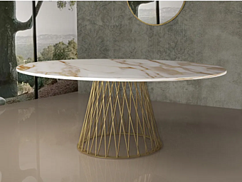 Овальный стол из мрамора Intrigo F.lli ORSENIGO фабрика ORSENIGO из Италии