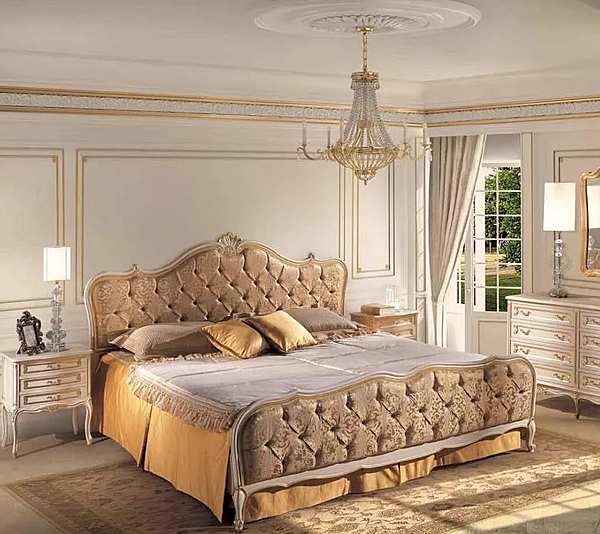Кровать ANGELO CAPPELLINI BEDROOMS Strauss 7034/19I - 21I фабрика ANGELO CAPPELLINI из Италии. Фото №1