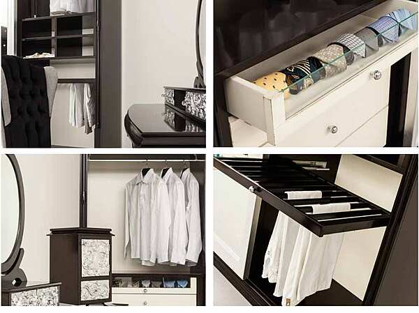 Шкаф из массива дерева с отделкой из металла DECORA ( LCI STILE) GA001. GA002 фабрика DECORA ( LCI STILE) из Италии. Фото №3