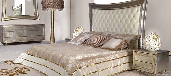 Кровать  MANTELLASSI "DECOGLAM" Marilyn фабрика MANTELLASSI из Италии. Фото №2