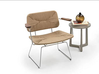 Кресло с подлокотниками из ткани FLEXFORM Echoes фабрика FLEXFORM из Италии