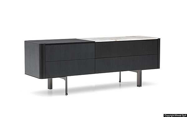 Тумба MINOTTI Lou "Sideboard" Christophe Delcourt фабрика Minotti из Италии. Фото №4