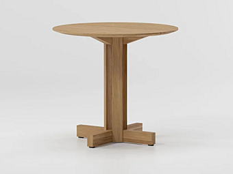 Круглый деревянный обеденный стол KETTAL Altar KSA400100 Круглый деревянный обеденный стол KETTAL Altar KSA400100 фабрика KETTAL из Италии