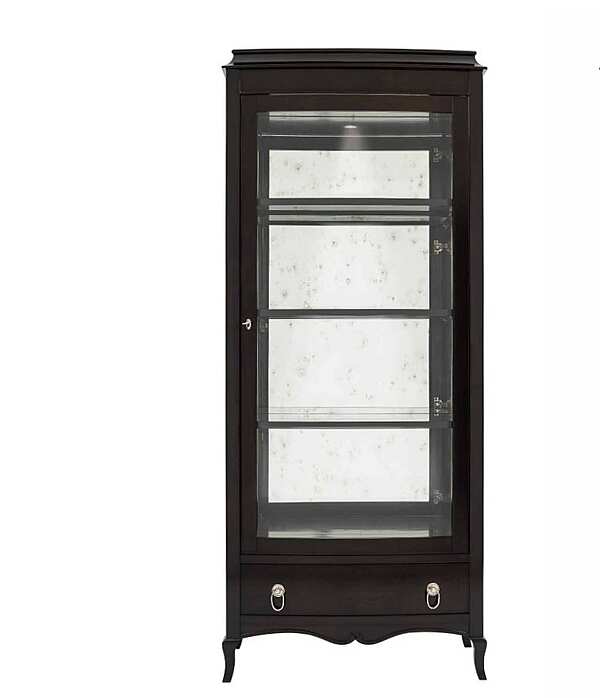Витрина с прозрачными дверьми из массива дерева и стекла DECORA ( LCI STILE) N0200 фабрика DECORA ( LCI STILE) из Италии. Фото №1