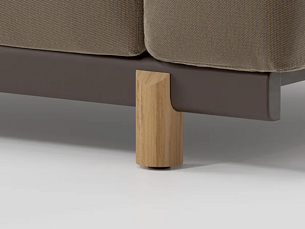 Диван-кровать с обитой спинкой из ткани для сада KETTAL MOLO KS4211200 фабрика KETTAL из Италии. Фото №5