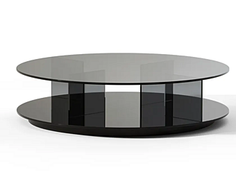 Кофейный столик круглой формы из стекла CASSINA Mex