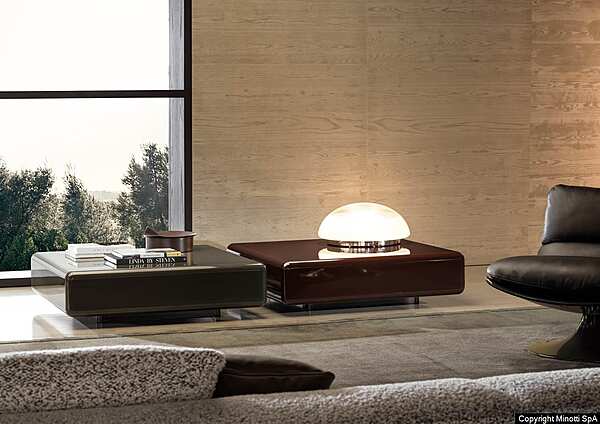Журнальный стол MINOTTI Fill  фабрика Minotti из Италии. Фото №7