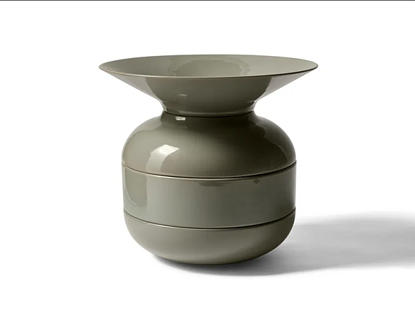 Центральная ваза из глянцевой керамики CASSINA Torrecotta фабрика CASSINA из Италии. Фото №2