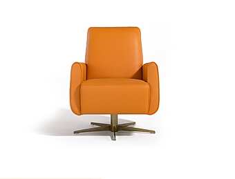 Кресло с обитой спинкой и поворотным механизмом EGOITALIANO Lizzy фабрика Egoitaliano из Италии