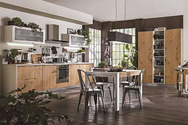 Кухня ARRIMOBILI Rovere naturale фабрика ARRIMOBILI из Италии. Фото №1