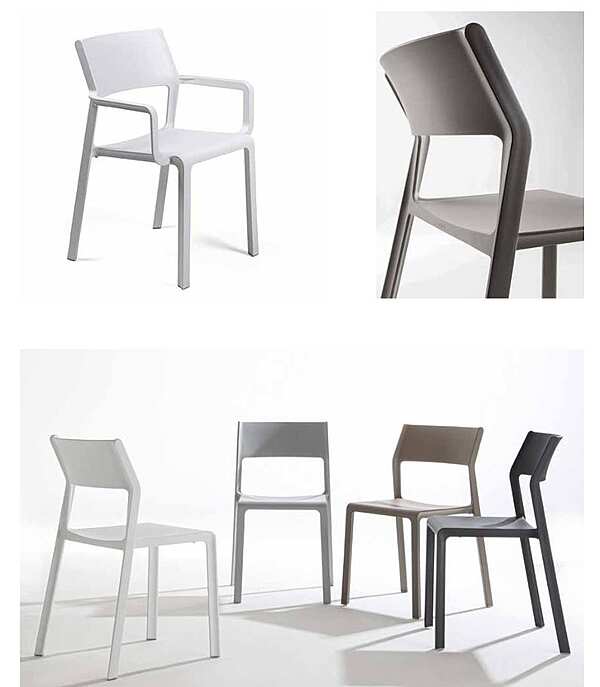 Кресло из металла и полипропилена ARREX A051 BRACCIOLI фабрика ARREX из Италии. Фото №2