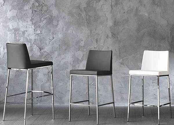 Стул барный из металла и эко-кожи ARREX A561/6 фабрика ARREX из Италии. Фото №1