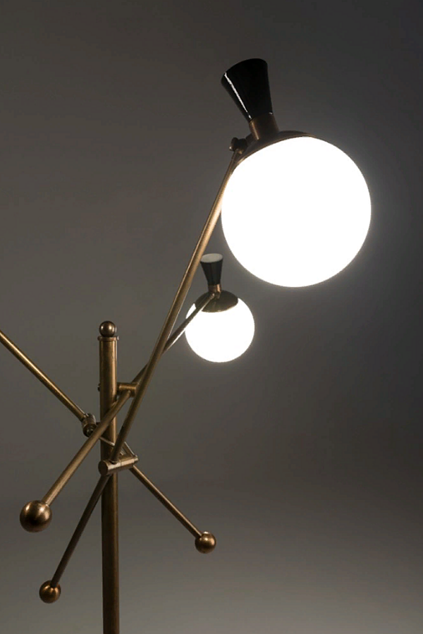 Напольная лампа MANTELLASSI "TRIBECA" Igloo фабрика MANTELLASSI из Италии. Фото №2
