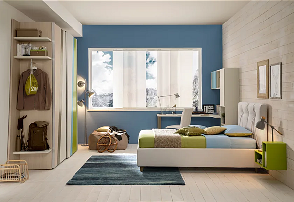 Комплект мебели для подростковой спальни MORETTI COMPACT YC314 фабрика MORETTI  COMPACT из Италии. Фото №1