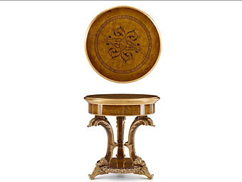 Круглый кофейный стол из дерева A.R.ARREDAMENTI SRL Dolcevita 216 фабрика A.R.ARREDAMENTI SRL из Италии