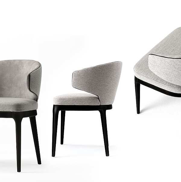 Кресло из массива дерева с мягкой обивкой DECORA ( LCI STILE) MN32L фабрика DECORA ( LCI STILE) из Италии. Фото №4