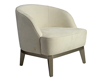 Кресло с подлокотниками из набук кожи PAOLO CASTELLI  Venice SED.VENI.210.NAB фабрика Paolo Castelli из Италии