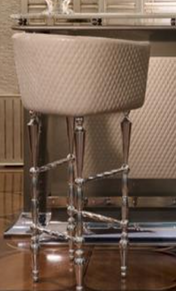 Барный стул MANTELLASSI "COSMOPOLITAN" J'adore Lalique фабрика MANTELLASSI из Италии. Фото №1