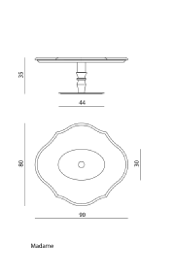 Столик журнальный VISIONNAIRE (IPE CAVALLI)  CHANTILLY MADAME фабрика VISIONNAIRE (IPE CAVALLI) из Италии. Фото №3