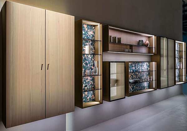 Кухня итальянская современная CESAR CUCINE Intarsio NEWS EUROCUCINA Composition Four фабрика CESAR CUCINE из Италии. Фото №8