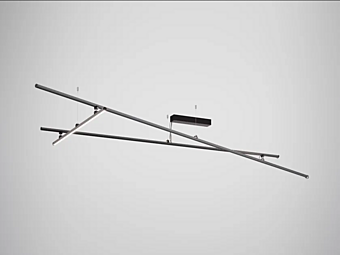 Светильник потолочный из анодированного алюминия LED Fabbian Freeline F44 фабрика Fabbian из Италии