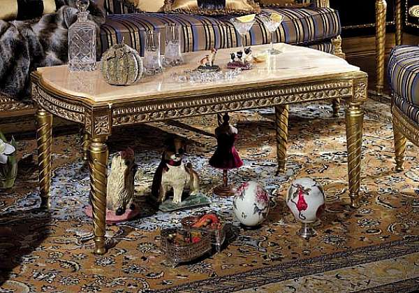 Стол журнальный ASNAGHI INTERIORS LC2704 фабрика ASNAGHI INTERIORS из Италии. Фото №1