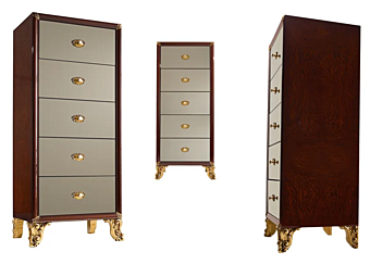 Комод из дерева с 5 ящиками A.R.ARREDAMENTI SRL Grand Royal 1472 фабрика A.R.ARREDAMENTI SRL из Италии