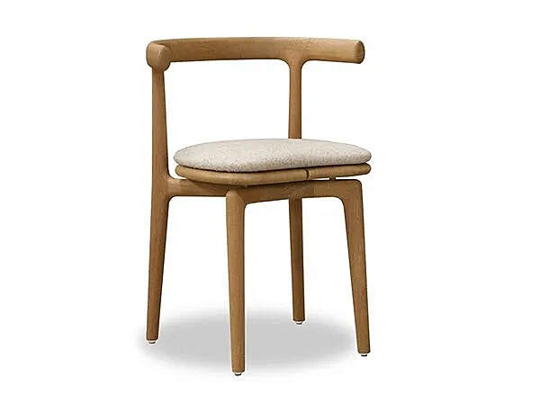 Стул для сада из ротанга с мягкой спинкой BAXTER HImba Outdoor фабрика BAXTER из Италии. Фото №1