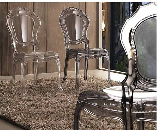 Стул из металла и поликарбоната ARREX A028 фабрика ARREX из Италии. Фото №1