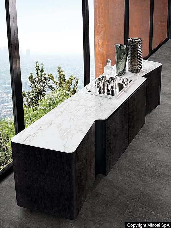 Тумба MINOTTI Lou "Sideboard" Christophe Delcourt фабрика Minotti из Италии. Фото №29