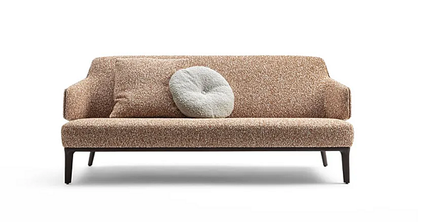 Диван с обитой спинкой из ткани Frigerio Amanda 17916F фабрика Frigerio из Италии. Фото №2