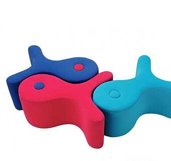 Пуф DOMINGO SALOTTI Fisk фабрика DOMINGO SALOTTI из Италии