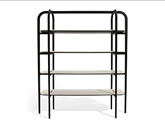 Настенная книжная полка из ясеня GIORGETTI AMIRAL фабрика GIORGETTI из Италии