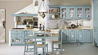 Деревянная кухня из коллекции LUBE CUCINE Laura 09 фабрика LUBE CUCINE из Италии