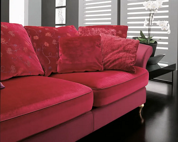 Диван с мягкой спинкой из ткани MitoHome Eudora фабрика MitoHome из Италии. Фото №5