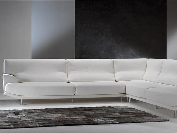 Кожаный диван с мягкой спинкой GIOVANNETTI Boss фабрика GIOVANNETTI из Италии. Фото №4