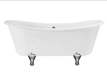 Аcrylic bathtub on legs Bateau Gentry Home 9301 фабрика Gentry Home из Италии