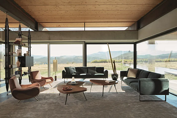 Деревянный кофейный столик CASSINA 527 Mexique фабрика CASSINA из Италии. Фото №6