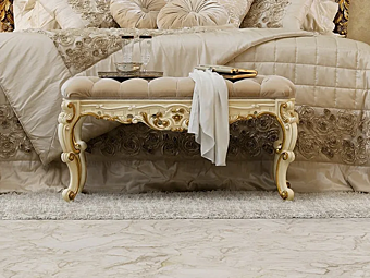 Обитая скамья из ткани MODENESE GASTONE 14534 фабрика MODENESE GASTONE из Италии