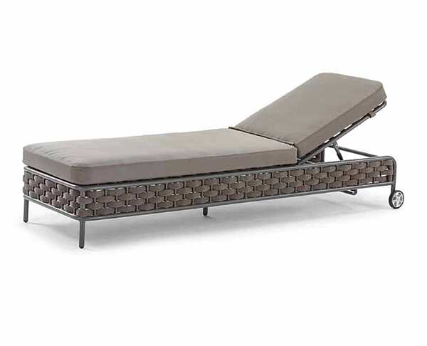 Шезлонг из металла и водонепроницаемой резины ARREX 1823/12 фабрика ARREX из Италии. Фото №1