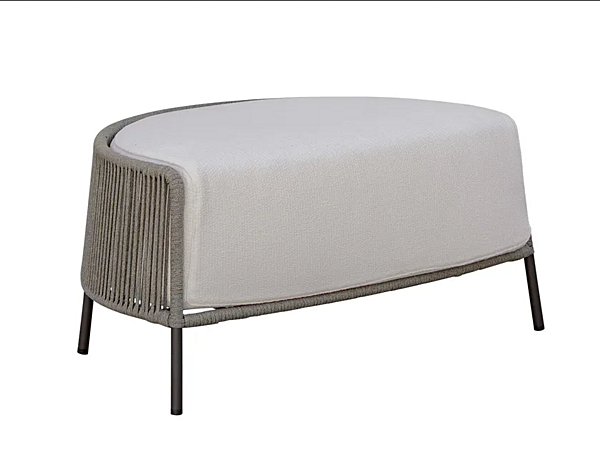 Садовый пуф из ткани и веревки POTOCCO Ola 923/O фабрика POTOCCO из Италии. Фото №1