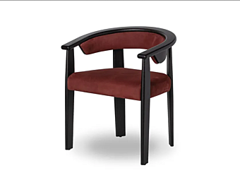 Деревянное кресло с подлокотниками BAXTER Afra фабрика BAXTER из Италии