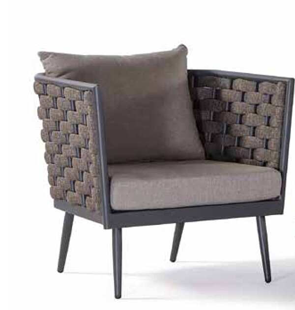 Кресло из металла и водонепроницаемой резины ARREX 1823/3 фабрика ARREX из Италии. Фото №1