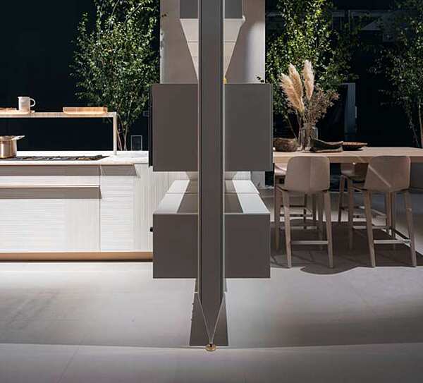 Кухня итальянская современная CESAR CUCINE Intarsio NEWS EUROCUCINA Composition Four фабрика CESAR CUCINE из Италии. Фото №6