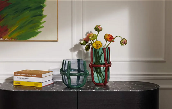 Круглая ваза из blown glass CASSINA Sestiere фабрика CASSINA из Италии. Фото №11