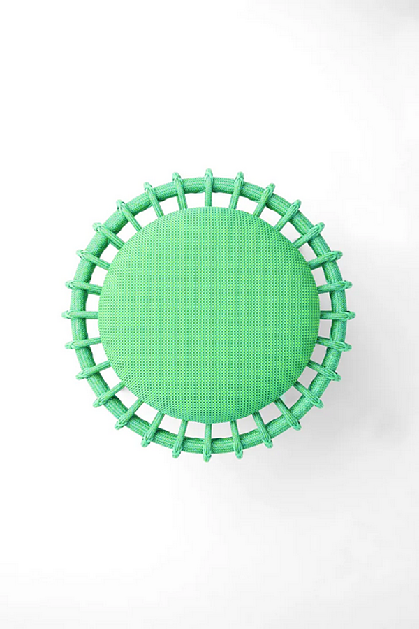 Садовый пуф из синтетического волокна PAOLA LENTI Giunco B163B фабрика PAOLA LENTI из Италии. Фото №2