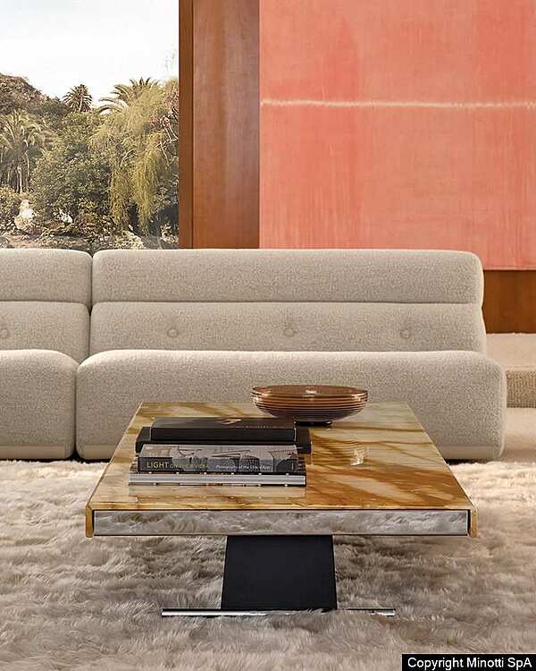 Журнальный стол  MINOTTI Libra Coffee Table  фабрика Minotti из Италии. Фото №3