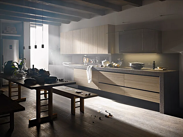 Кухня с фасадами из ели VALCUCINE  Artematica Tactil фабрика VALCUCINE из Италии. Фото №1